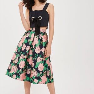 Topshop Petite Rose Prom Skirt